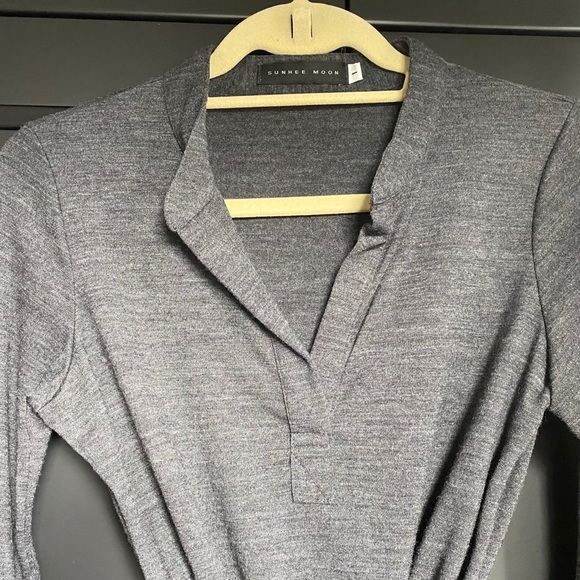 Sunhee Moon belted tunic top - Picture 3 of 11